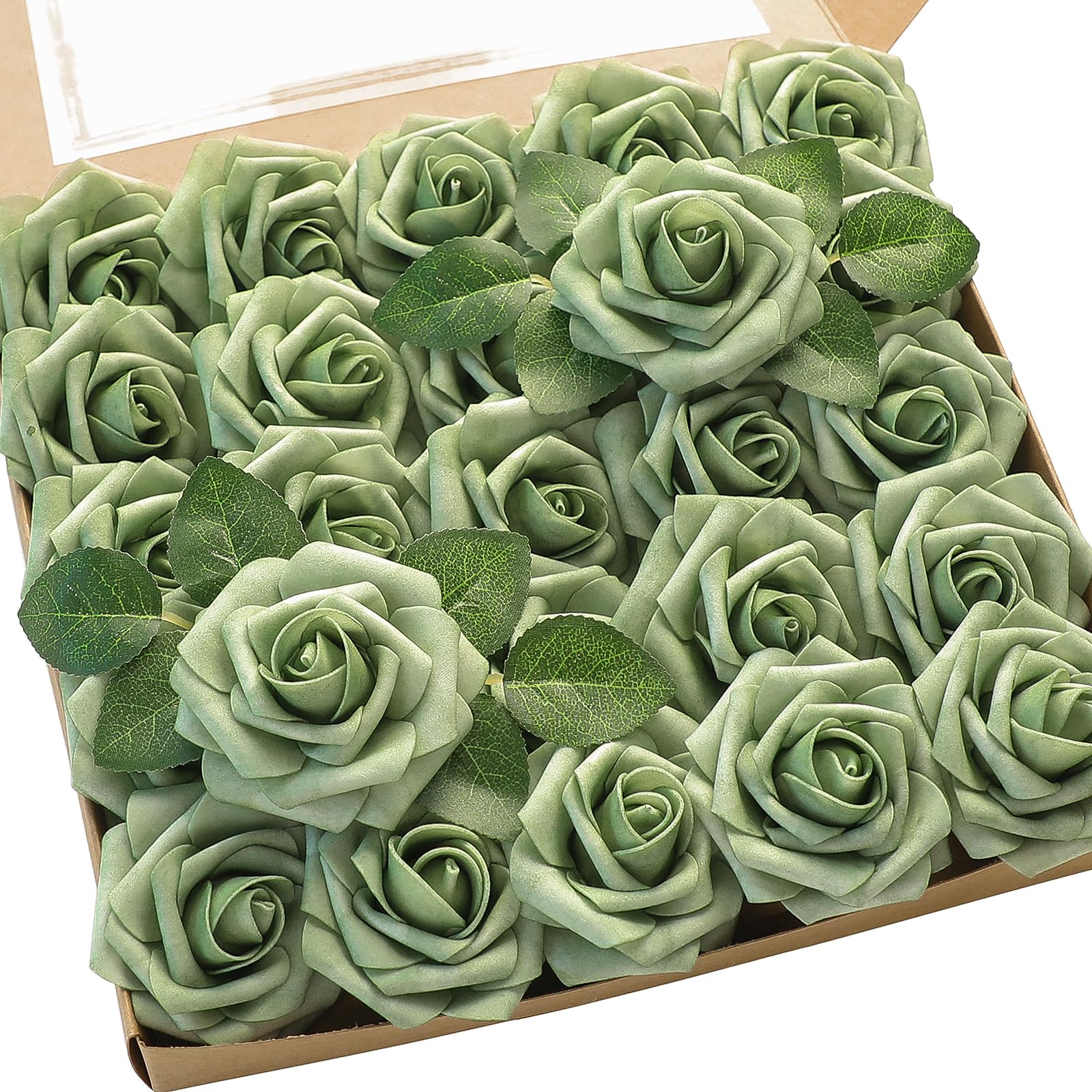 Florist Supply Bulk - Bunga buatan 25 buah mawar palsu