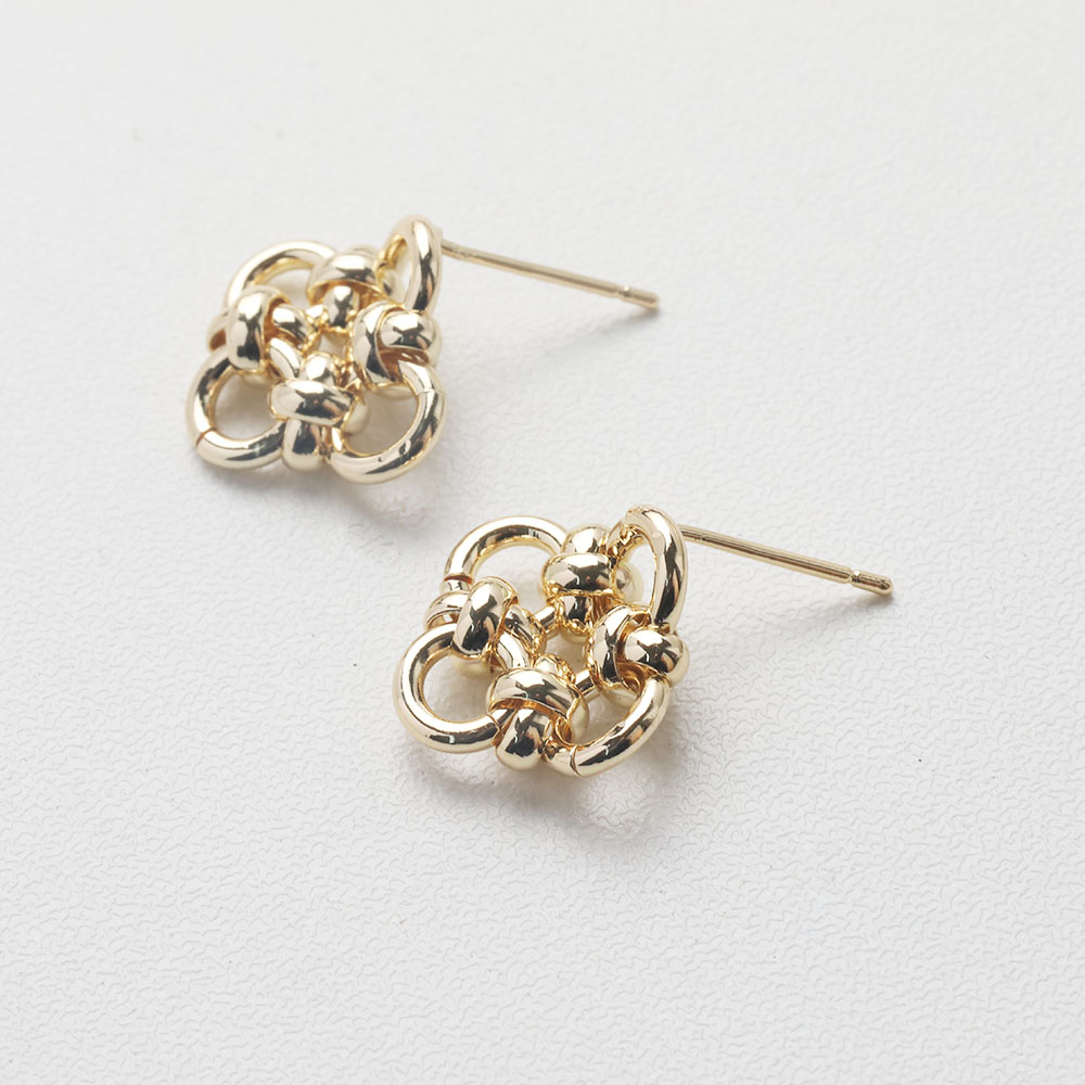 Supply Florist - 4 Buah Anting Kancing Telinga Bunga