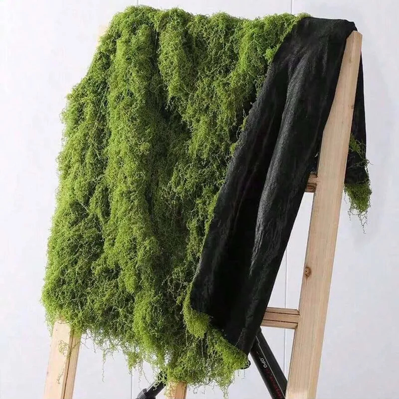 Preserved Moss Sheet - Lumut Buatan untuk Dekorasi Lanskap Mini,