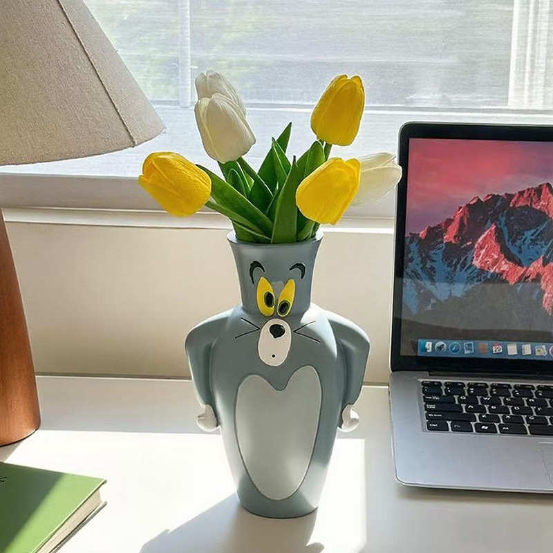 Florist Supply Vases - Ornamen Vas Kartun Tom New dan