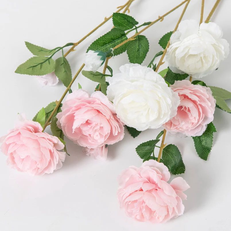 Florist Supply Bulk - 5/10 Buah Buket Mawar Buatan Batang