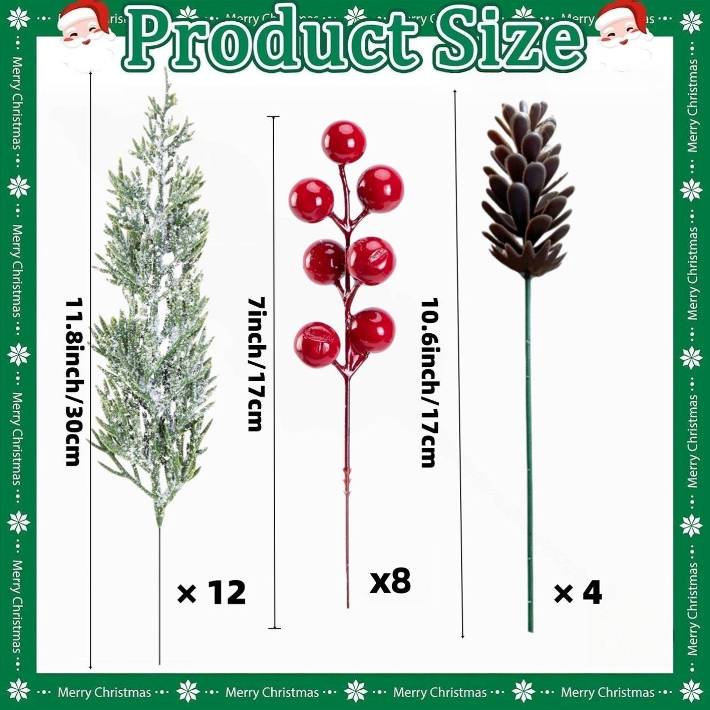 24 Ranting Pinus Hiasan Natal  - Florist Supply Bulk ulasan dan harga