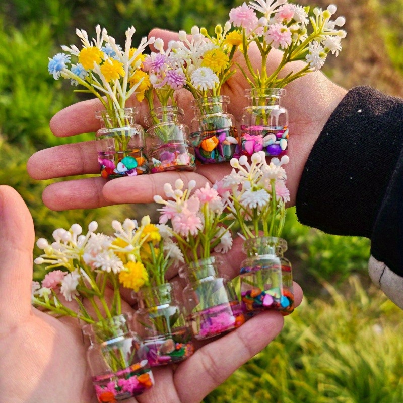 Set Vas Mini Kaca Bercahaya da - Florist Supply Vases ulasan dan harga