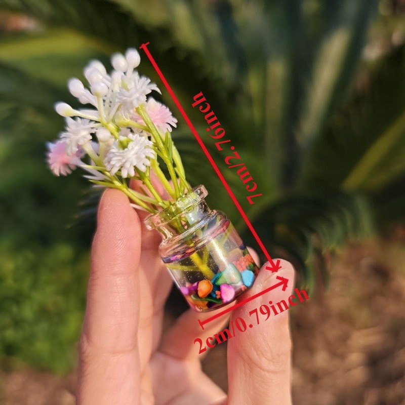 Set Vas Mini Kaca Bercahaya da - Florist Supply Vases ulasan dan harga