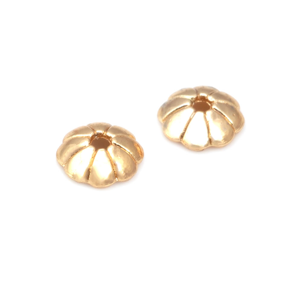 18K Warna Emas Kuningan Manik- - Supply Florist ulasan dan harga
