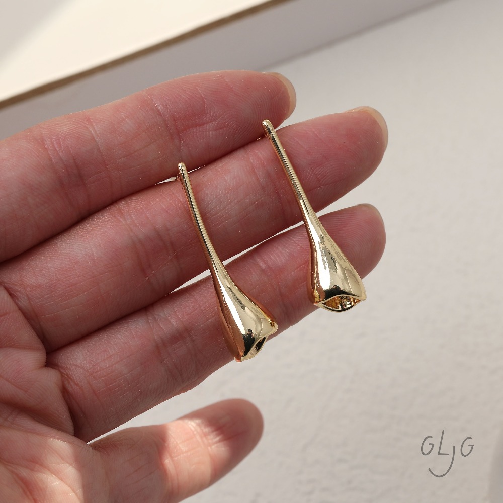 2PCS Anting Stud Bunga Tanduk  - Supply Florist ulasan dan harga