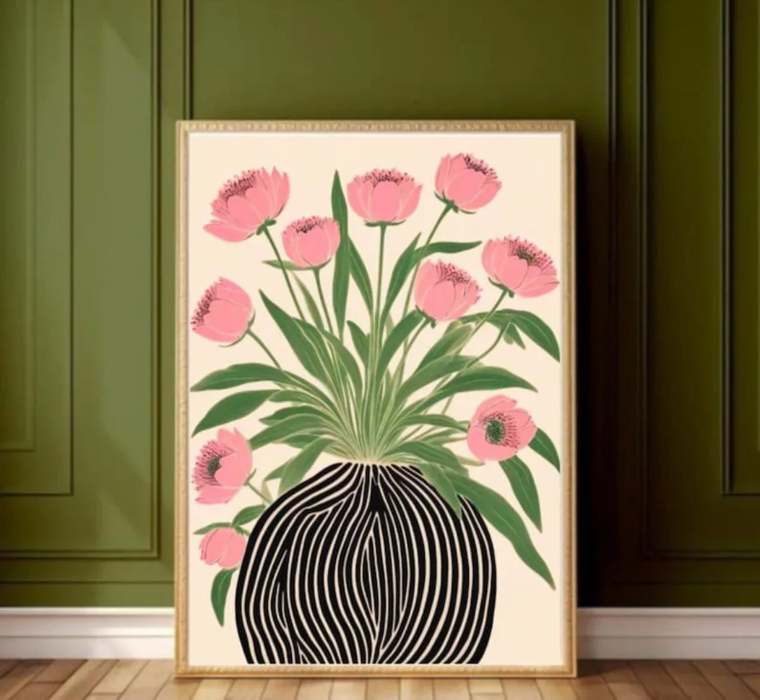 Poster Bunga Tanpa Bingkai, Se - Florist Supply Vases ulasan dan harga