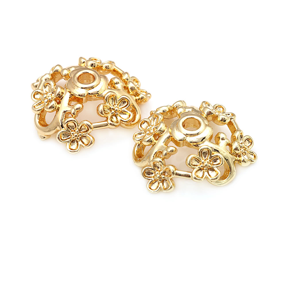 10 buah 18K warna emas kuninga - Supply Florist ulasan dan harga