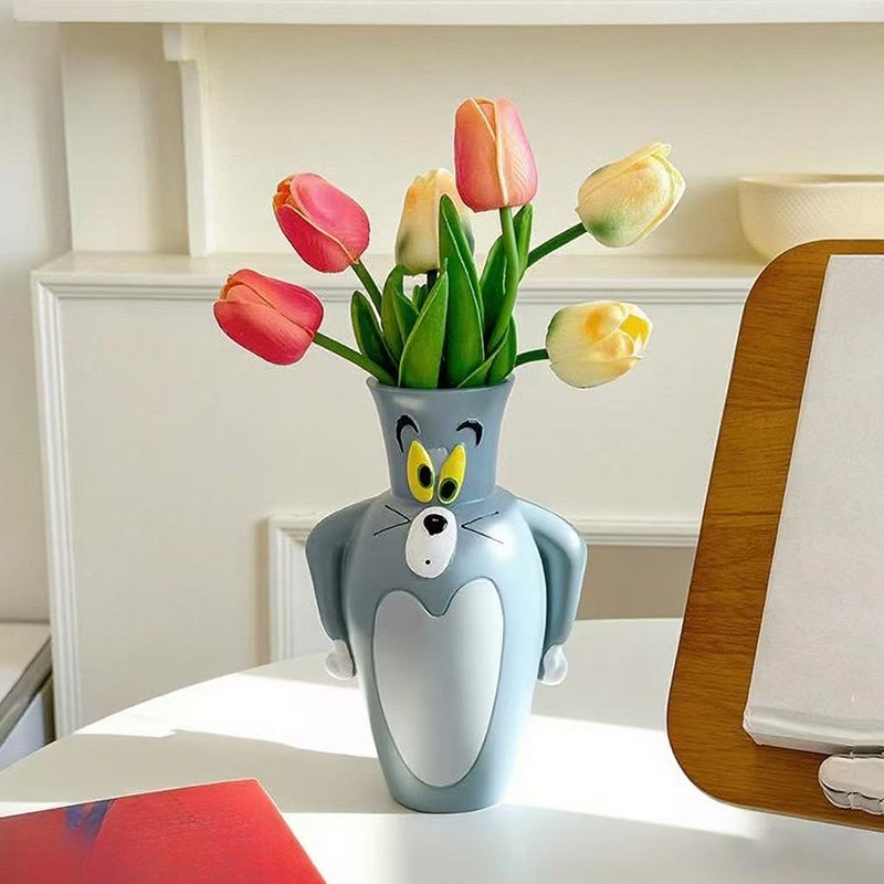 Ornamen Vas Kartun Tom New dan - Florist Supply Vases ulasan dan harga