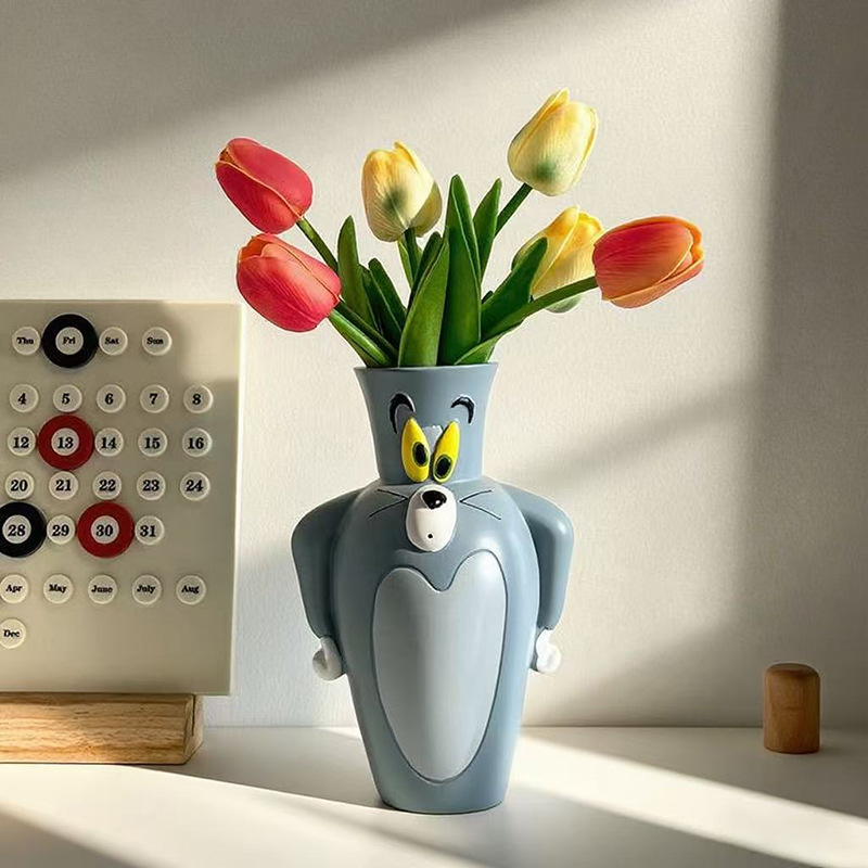 Ornamen Vas Kartun Tom New dan - Florist Supply Vases ulasan dan harga