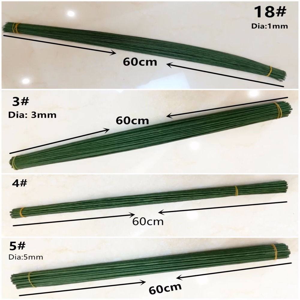 1mm 2/3/4/5mm 40/60cm Kawat Hi - Florist Supply Bulk ulasan dan harga